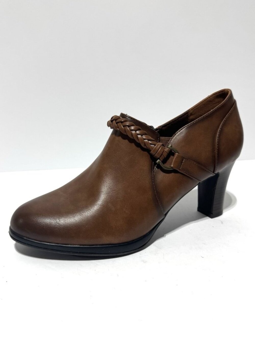 Lauren Blackwell Womens Elyssa Brown Bootie Size 11M